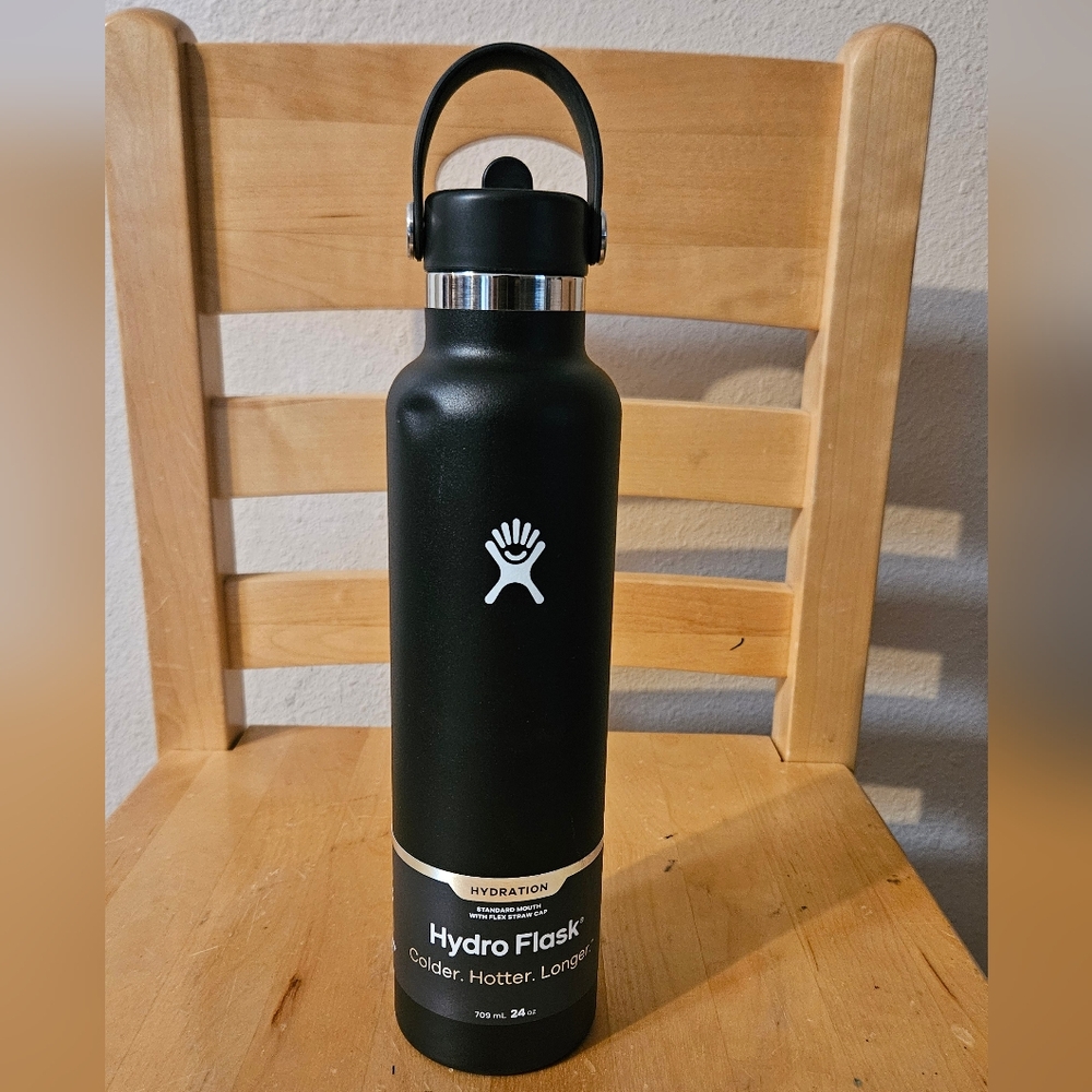 Hydro Flask Water Bottle Standard Flex Straw 24oz